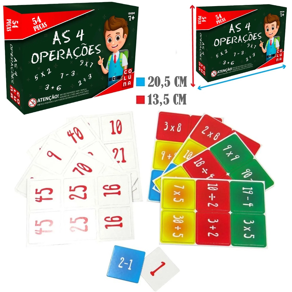 Jogos para fixar as 4 operações matemáticas