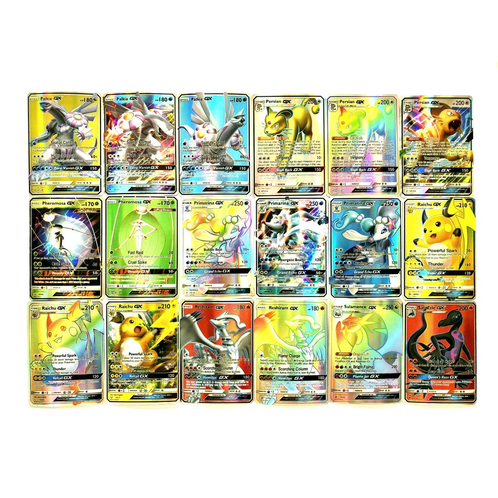 Kit 40 Cartas Pokemon GX Não Repetidas