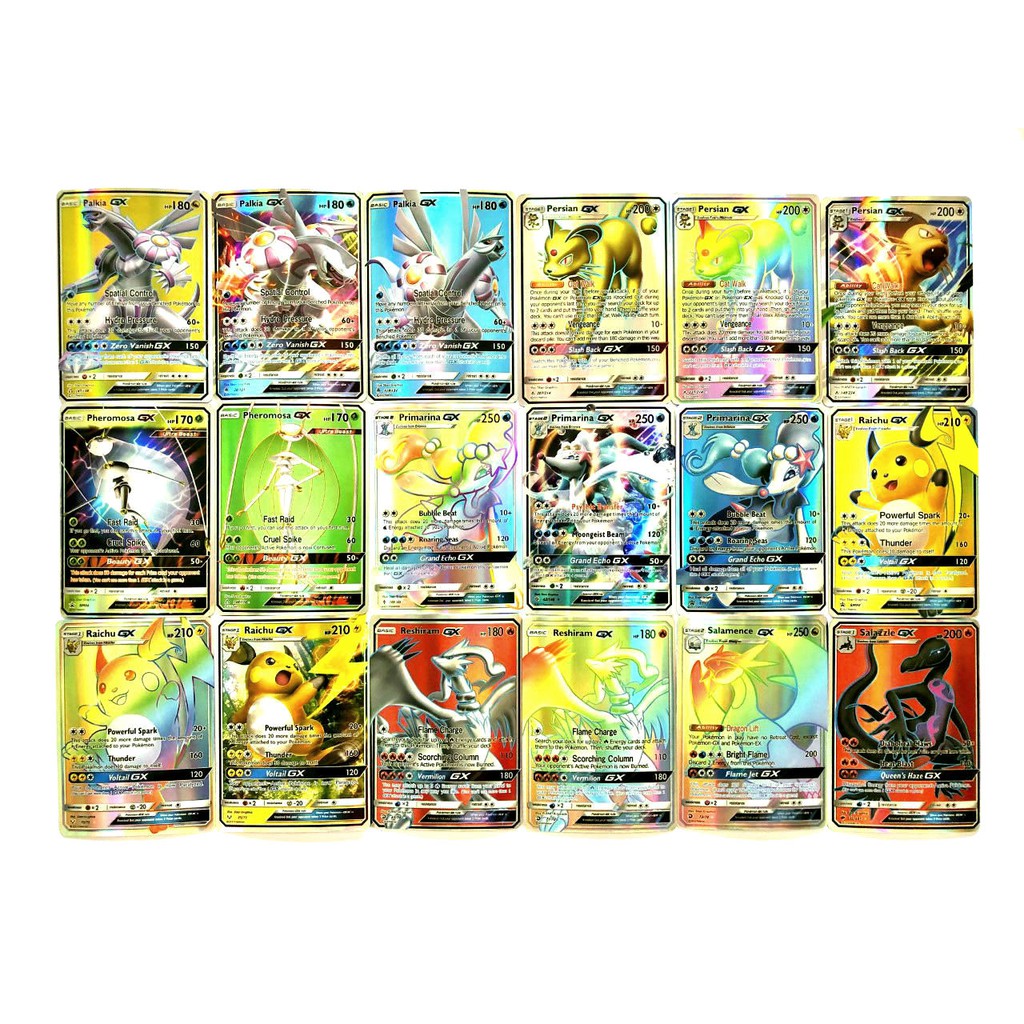 Lote 40 Cartas Pokémon Gx Sem Repetidas Cartinhas Pokemon - R$ 119,9