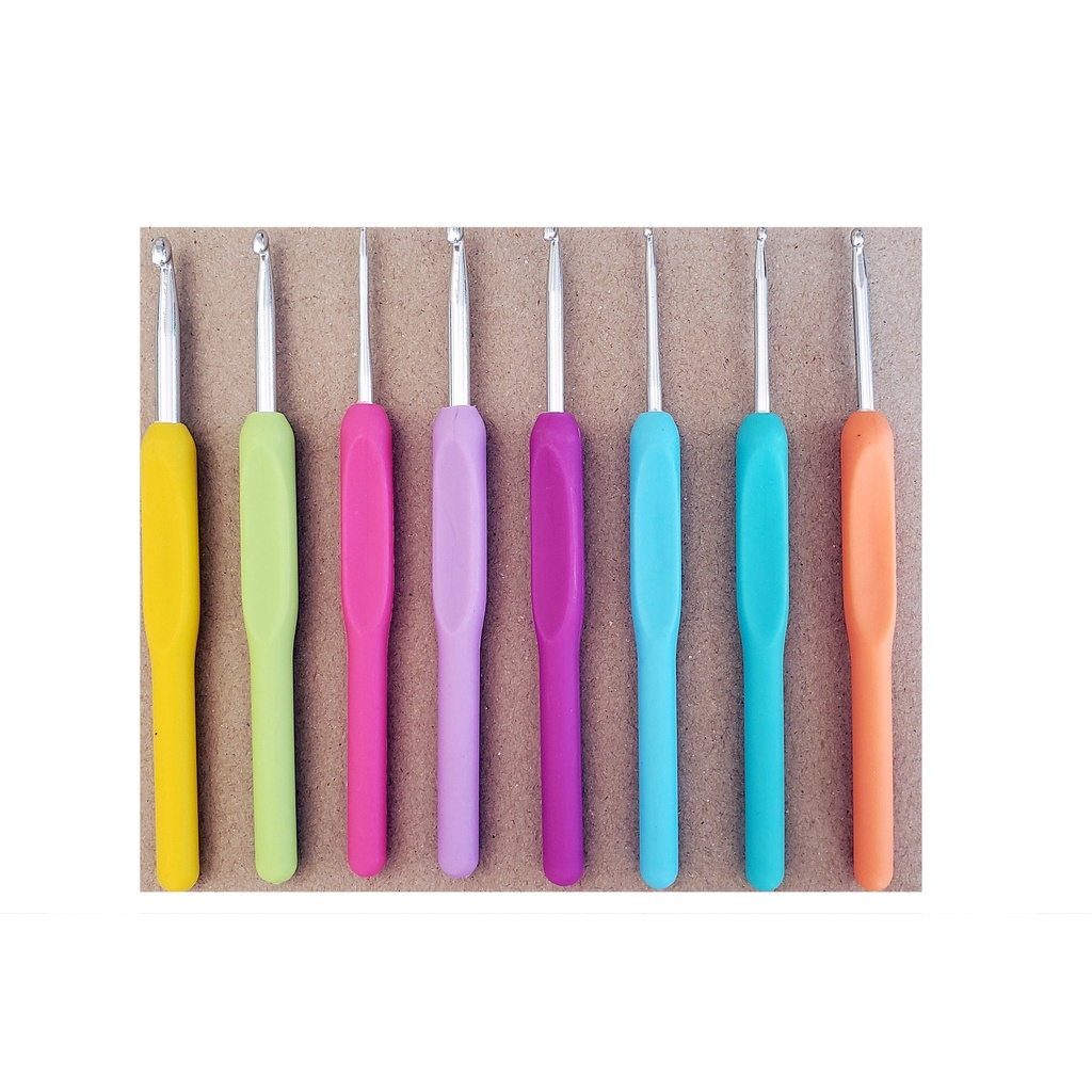 Kit De Agulhas Pacote Com 8 Unidades - Crochê Barbante