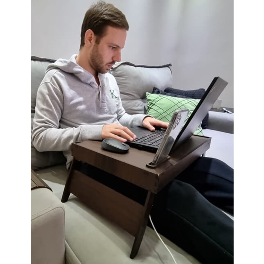 Mesa Para Notebook Portatil Multiuso Para Trabalhar Home Office Cama Sofá