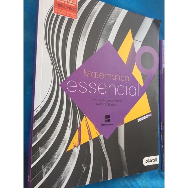 MATEMÁTICA ESSENCIAL 9 ano, livro do professor. | Shopee Brasil