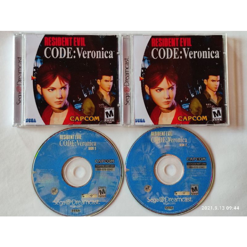 Resident evil code: veronica (2discos) para sega dreamcast
