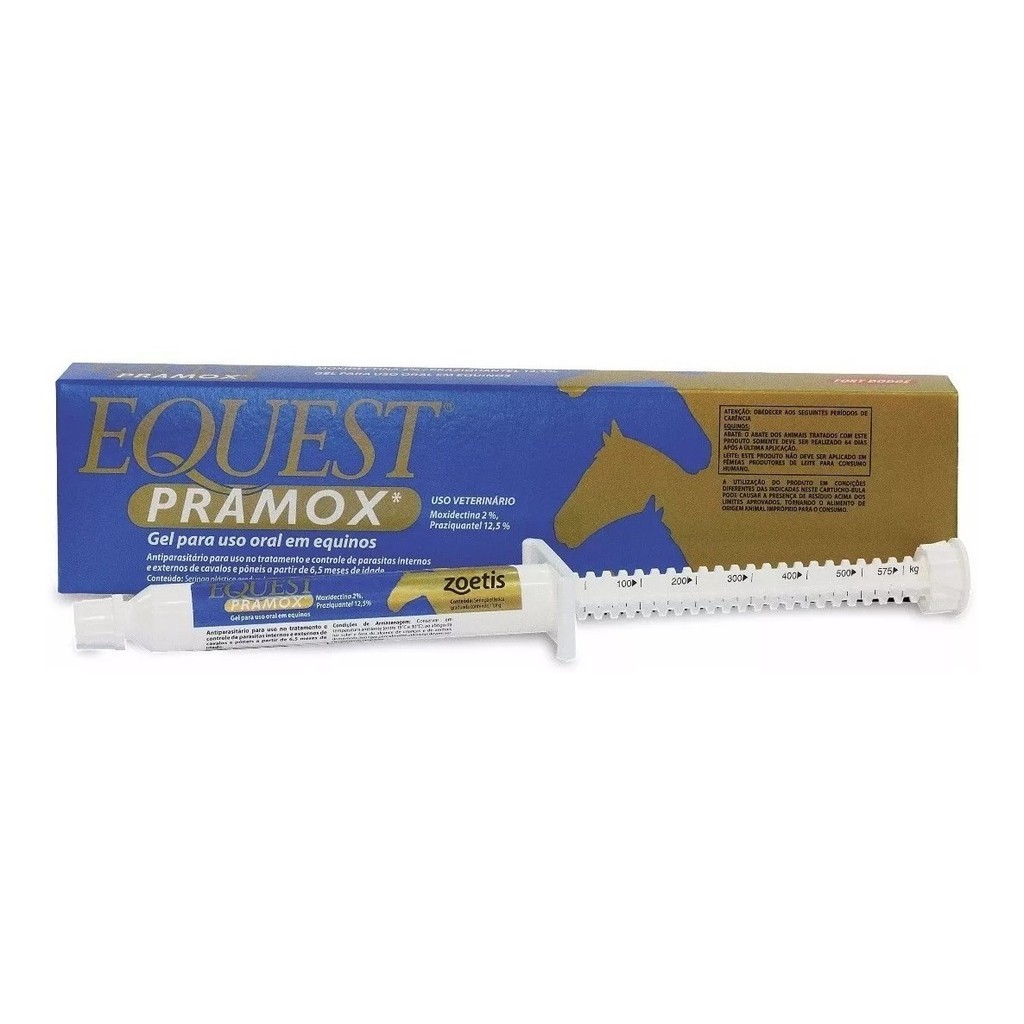 Equest Pramox Vermifugo Oral Equinos Zoetis Gel 11,8g Shopee Brasil