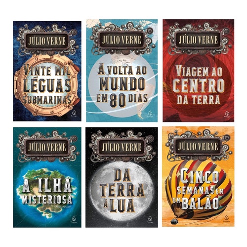 Coleção As Incríveis Viagens De Júlio Verne - 6 Livros | Shopee Brasil