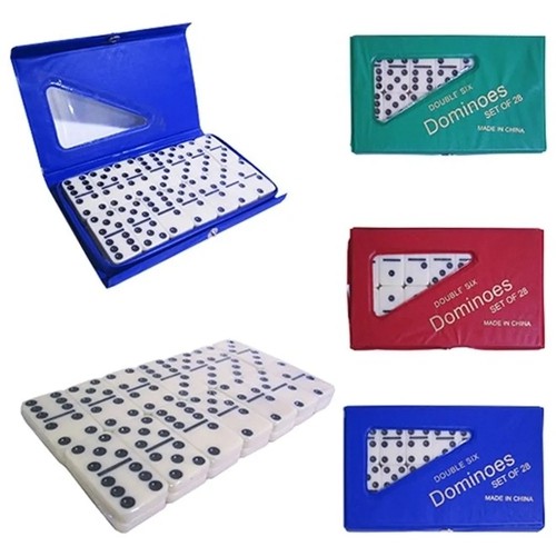 Domino Profissional De Osso Com 28 Pecas 5mm Art Game – Papelaria