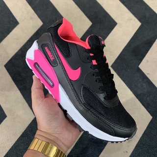 Nike air max rosa com clearance preto