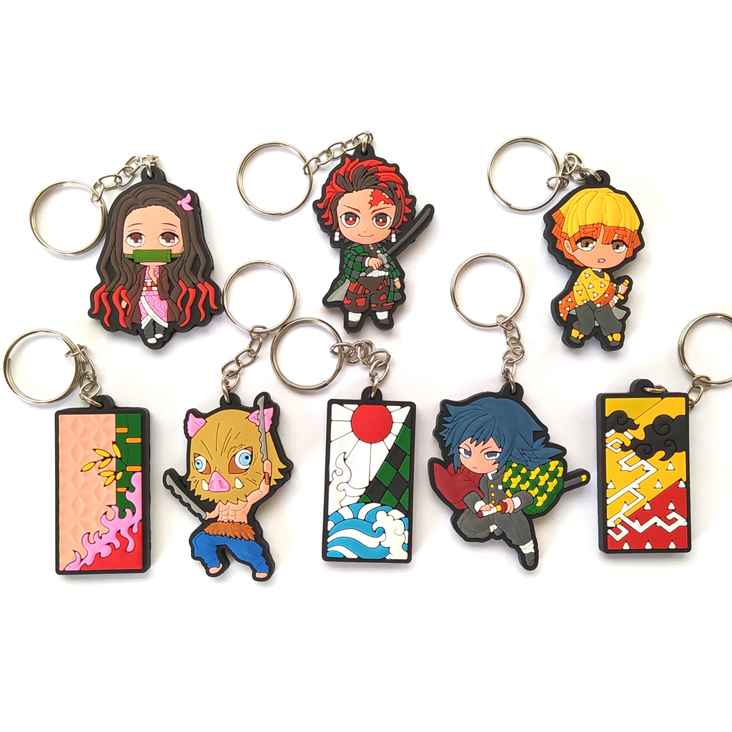 Chaveiros de borracha Personagens Demon Slayer