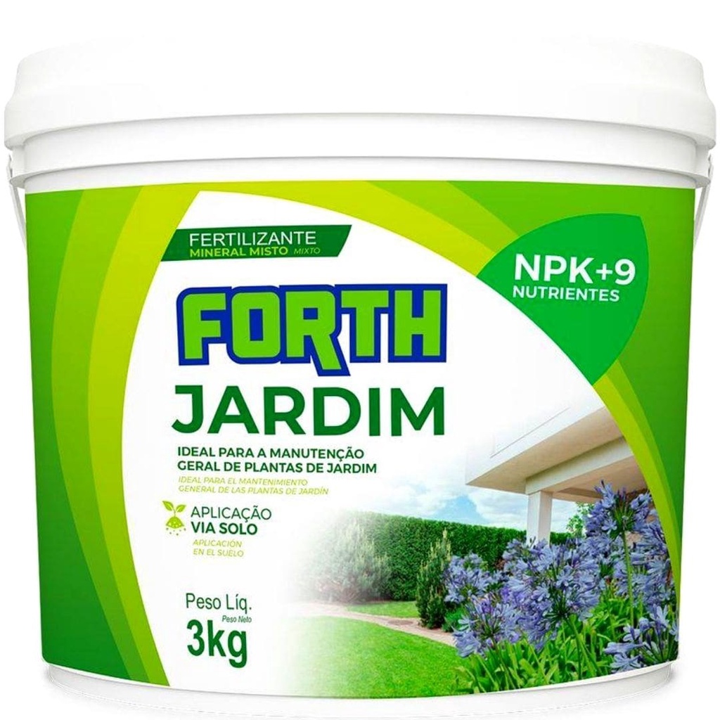 Adubo Fertilizante Mineral 3kg P/ Plantas Forth Jardim NPK+9