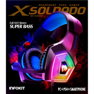 Headphone Gamer 7.1 GH-X2000 INFOKIT