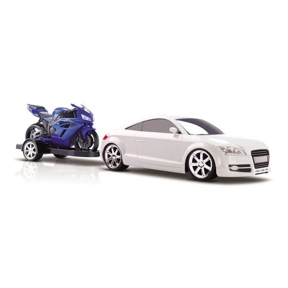 Trilha de carro de corrida de brinquedo com carros Modelo 3D $79
