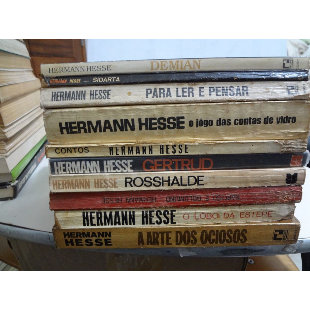 Livros de Hermann Hesse Demian / Sidarta / O Jogo das Contas de Vidro ...