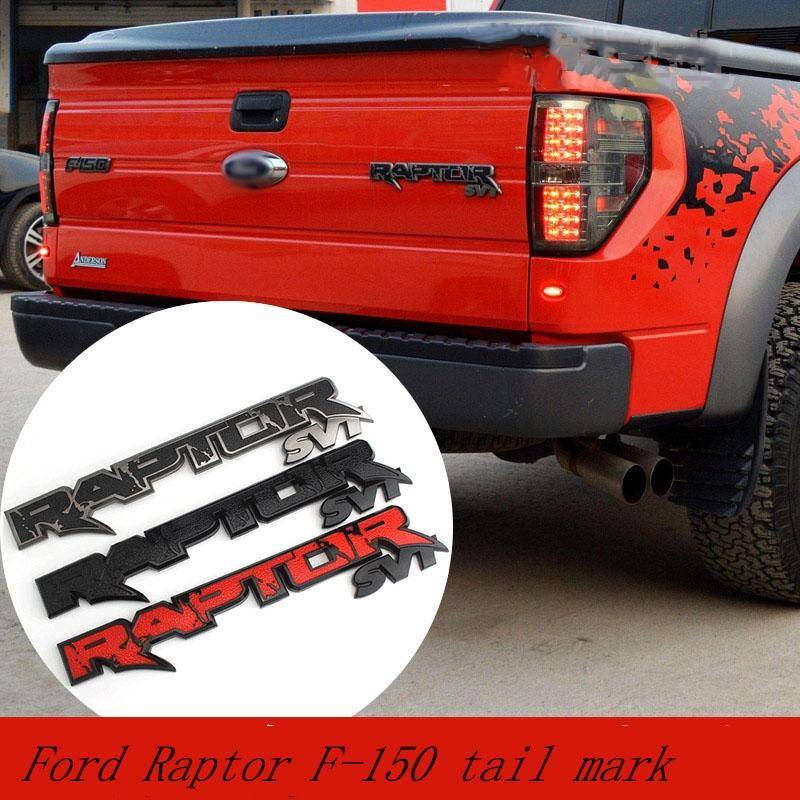 1 x Adesivo Emblema Traseiro Do Carro Para Ford Raptor SV1 F150 F250 ...