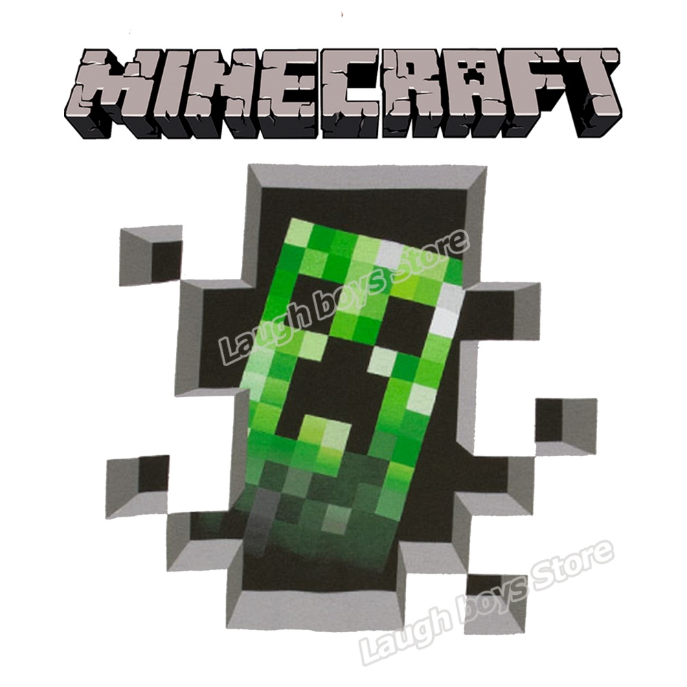 Minecraft Adesivo De Transferência De Calor De Desenhos Animados ...