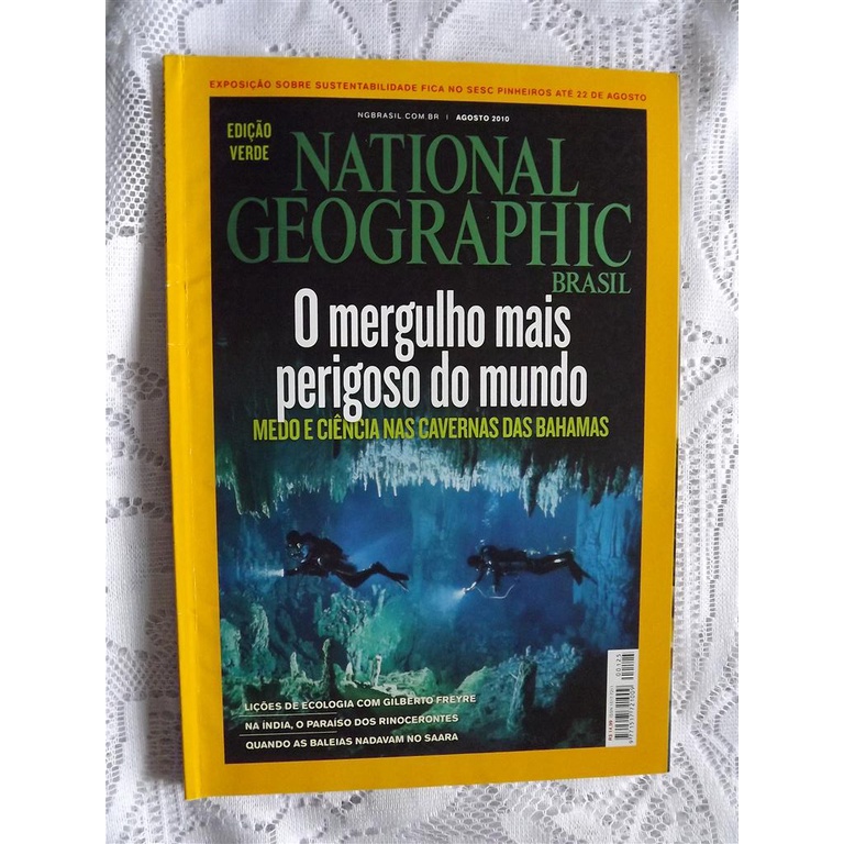 Revista National Geographic Brasil 125 - Agosto 2010 | Shopee Brasil