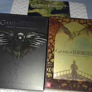 Boxes originais Game of Thrones temporadas 1ª-5ª (primeira à quinta)