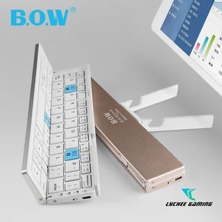 Conjunto De Teclado E Mouse Portátil De Liga De Alumínio Dobrável Para IOS Androidphone iPad Tablet HB199