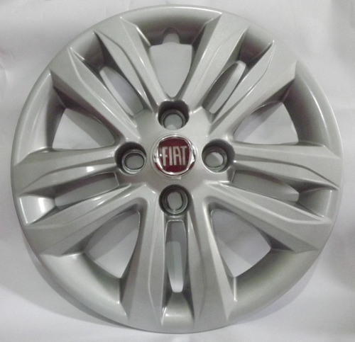 Calota Aro 14 Fiat Palio Tf191^ Valor Emblema Original 4pçs