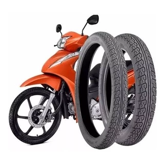 Par Pneu 80/100-14 E 60/100-17 Biz/pop Vipal