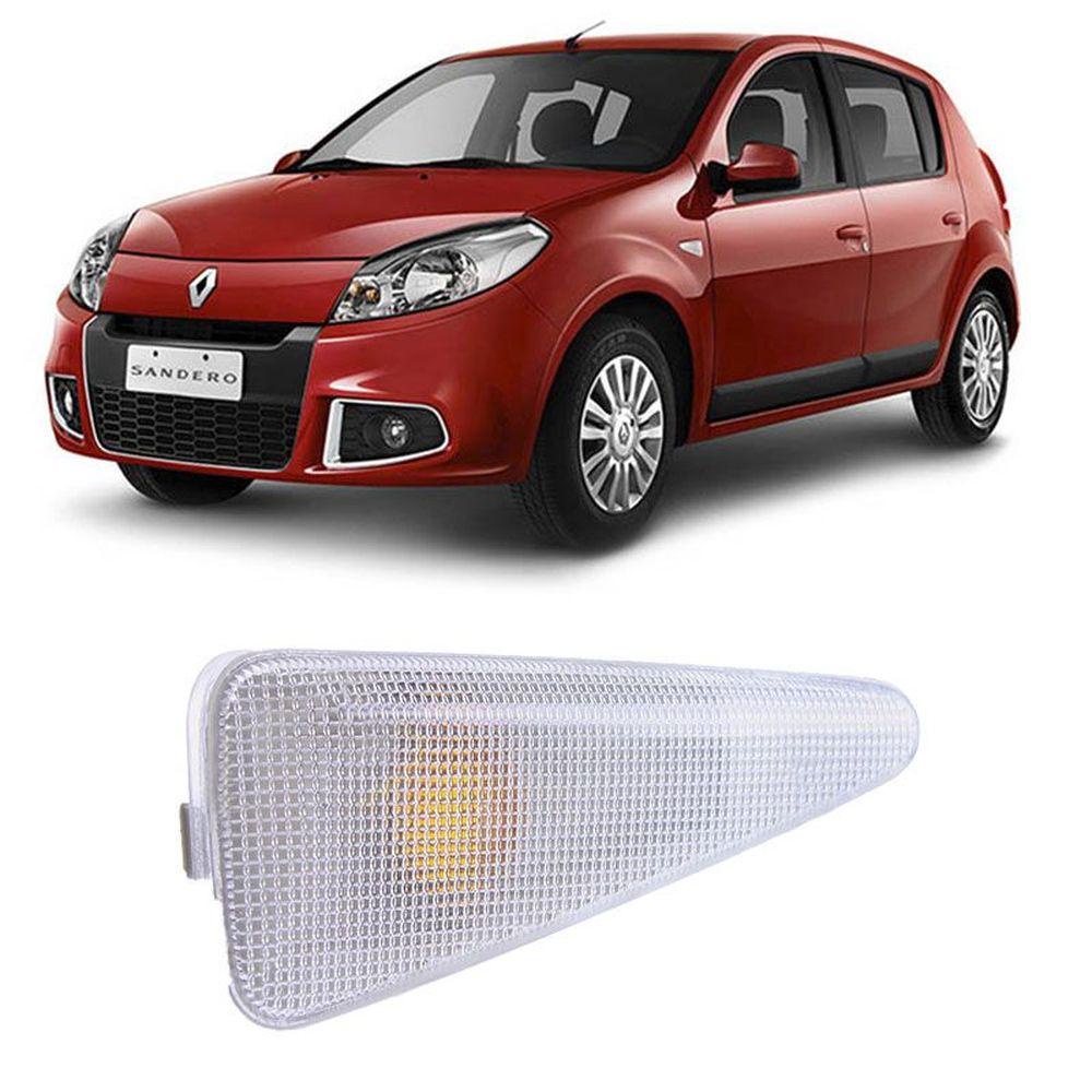 Lanterna Pisca Seta Lateral Sandero 2008 2009 a 2013 2014 Cristal