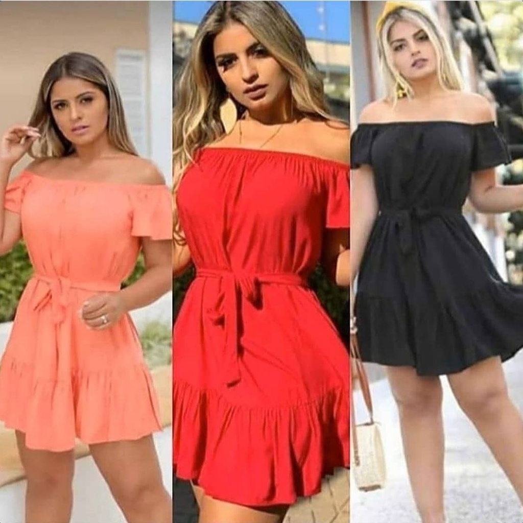 Vestido ciganinha vermelho store curto