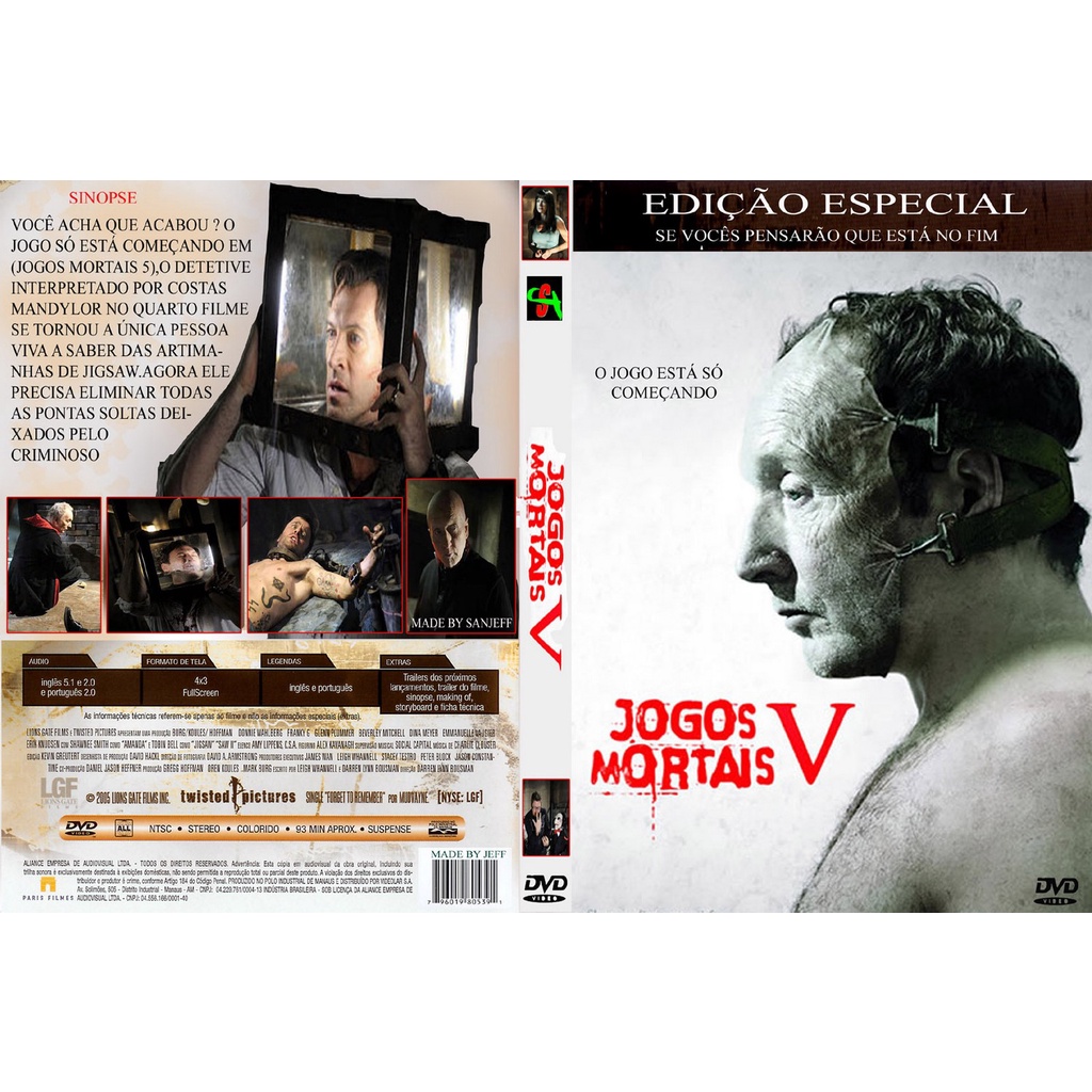 Dvd Jogos Mortais Ii (2005)