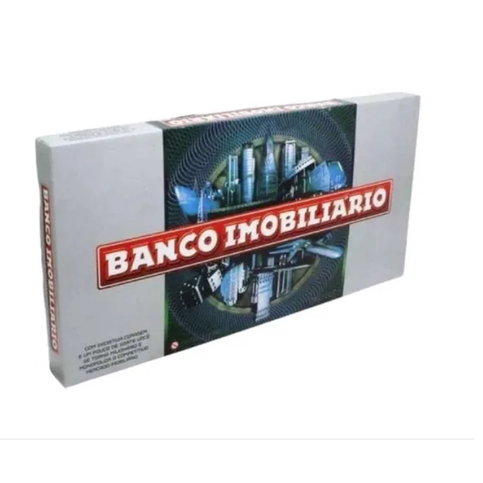 Banco Imobiliário Jogo Tabuleiro Tradicional