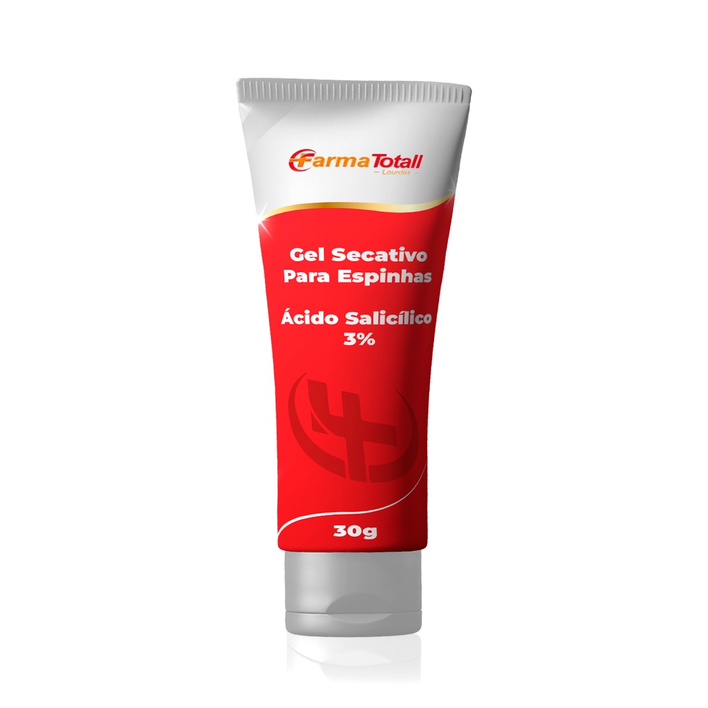 Gel Secativo Para Espinhas - Ácido Salicílico 3% Com 30g | Shopee Brasil