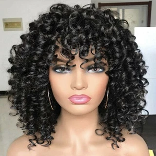 Mulheres Afro Encaracolado Kinky Peruca Cheia Curto Encaracolado Perucas De Cabelo Brasileiro Fantasia Cosplay Reino Unido Oy3