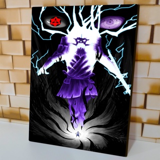 Placa Decorativa Kakashi Chidori A4 20X30cm