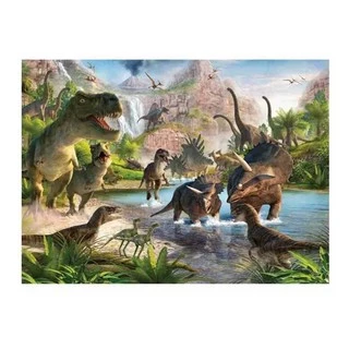 Papel De Parede Auto Adesivo Infantil Dinossauro T-rex 5m² - DINO 09