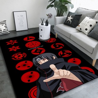 Naruto Desenho Animado Anime Tapete Para Sala De Estar Sofá Mesa De Café  Sasuke Quarto De Cabeceira Porta Doméstica Absorvente Água Antiderrapante  A3 - Escorrega o Preço