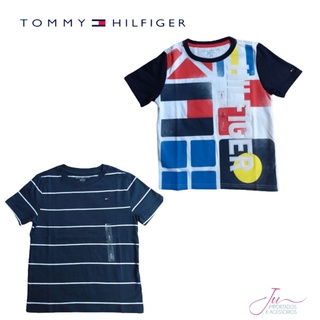 Camiseta Infantil Feminina Tommy Hilfiger Love Cinza TAM 6-7