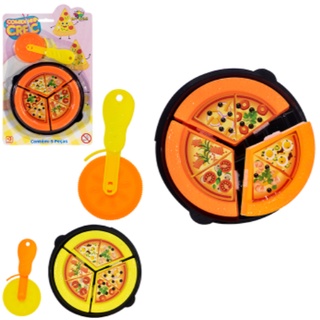 Kit Pizza de Brinquedo Comidinha Infantil Velcro + Acessório - Bambinno -  Brinquedos Educativos e Materiais Pedagógicos