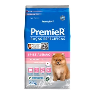 Ração Premier para Cães Filhotes de Raças Específicas - Spitz Alemão - 2,5Kg