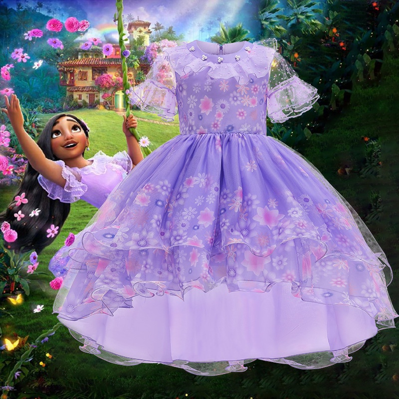 Vestido De Moda Para Meninas De 2 A 10 Anos De Idade Princesa De