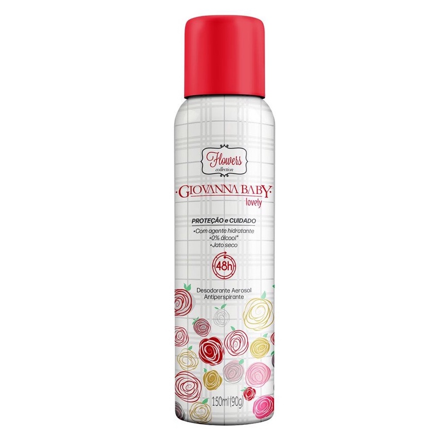 Giovanna Baby Lovely Desodorante Spray Feminino 150ml Shopee Brasil