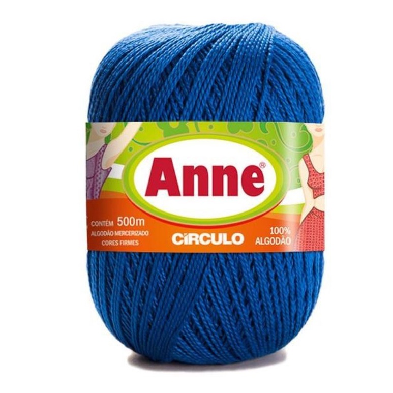 Linha Anne Círculo 500m Cor 2829 Azul Bic (Unidade) | Shopee Brasil