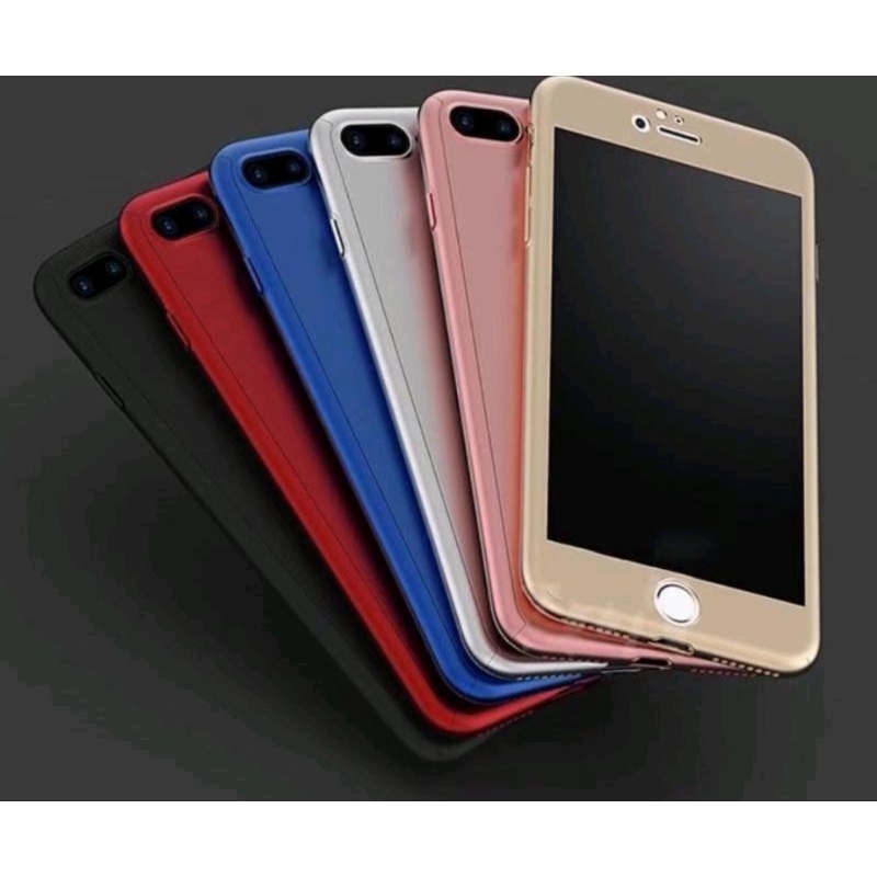 Capa Case Capinha Iphone 7/8Corpo de Proteção em volta do aparelho 360 ...