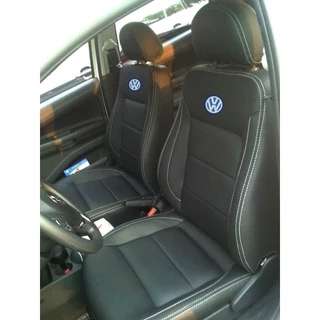 Capa Para Banco 100% Couro Volkswagen Novo Polo 2018 a 2021