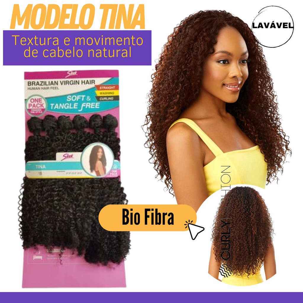 Cabelo Lindona Cacheado Bio Vegetal Fashion Classic Adere Creme Direto Da  Fábrica