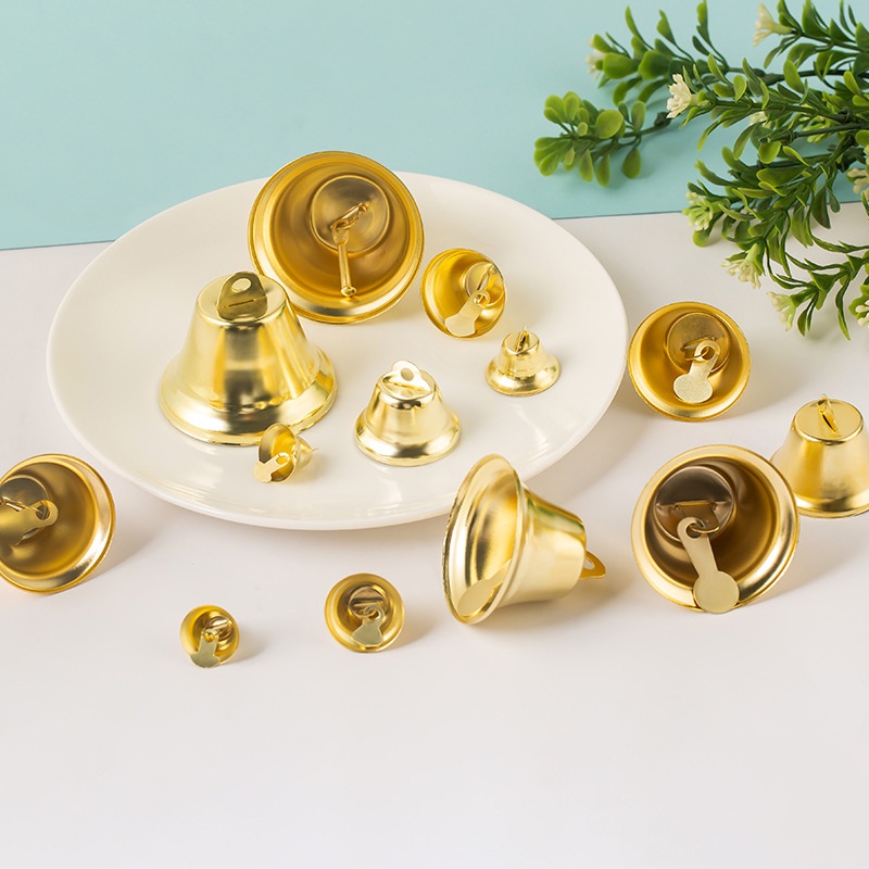 6pcs Jingle Bells Sino de Natal metal Bell ornamento árvore