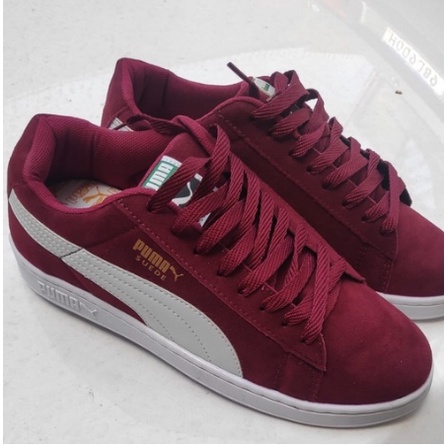 Puma suede 2024 feminino vinho