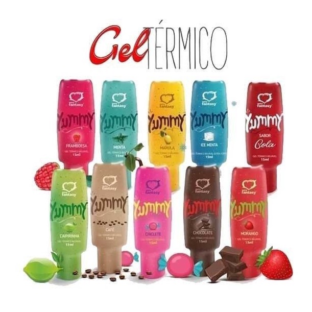 GEL TÉRMICO BEIJÁVEL YUMMY SABOR CHOCOLATE