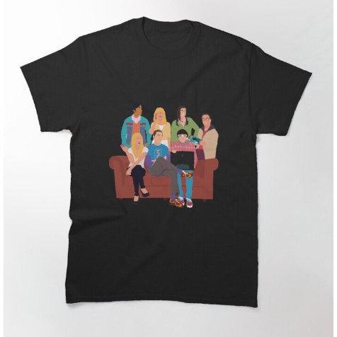 Camiseta Algodão Unissex The Big Bang Theory Elenco Sheldon Raj Leonard ...