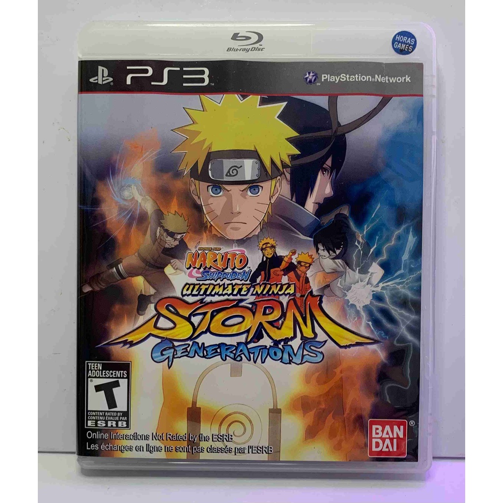 Naruto Shippuden Ultimate Ninja Storm Generations Ps3 (Jogo Mídia