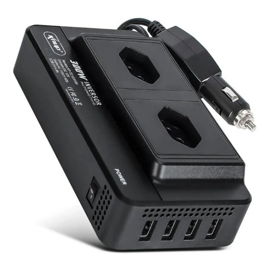 Inversor Automotivo Veicular De Tensão 12v 110v/220v Digital