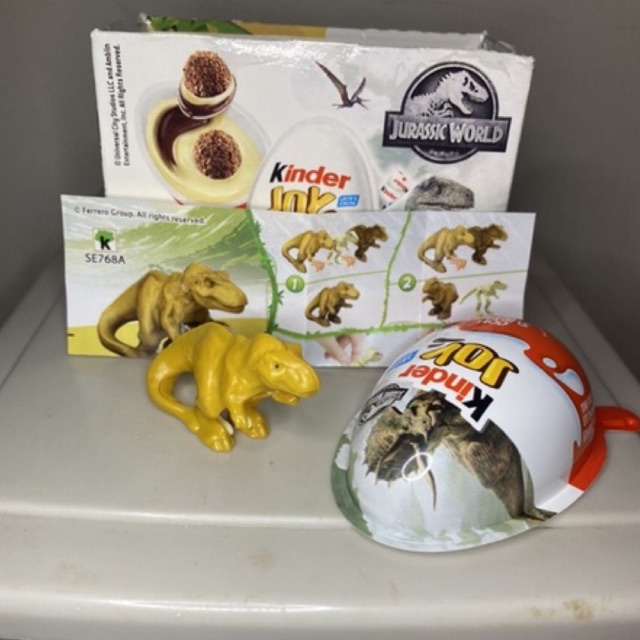 Coleção completa Dinossauros Jurassic World Kinder Ovo