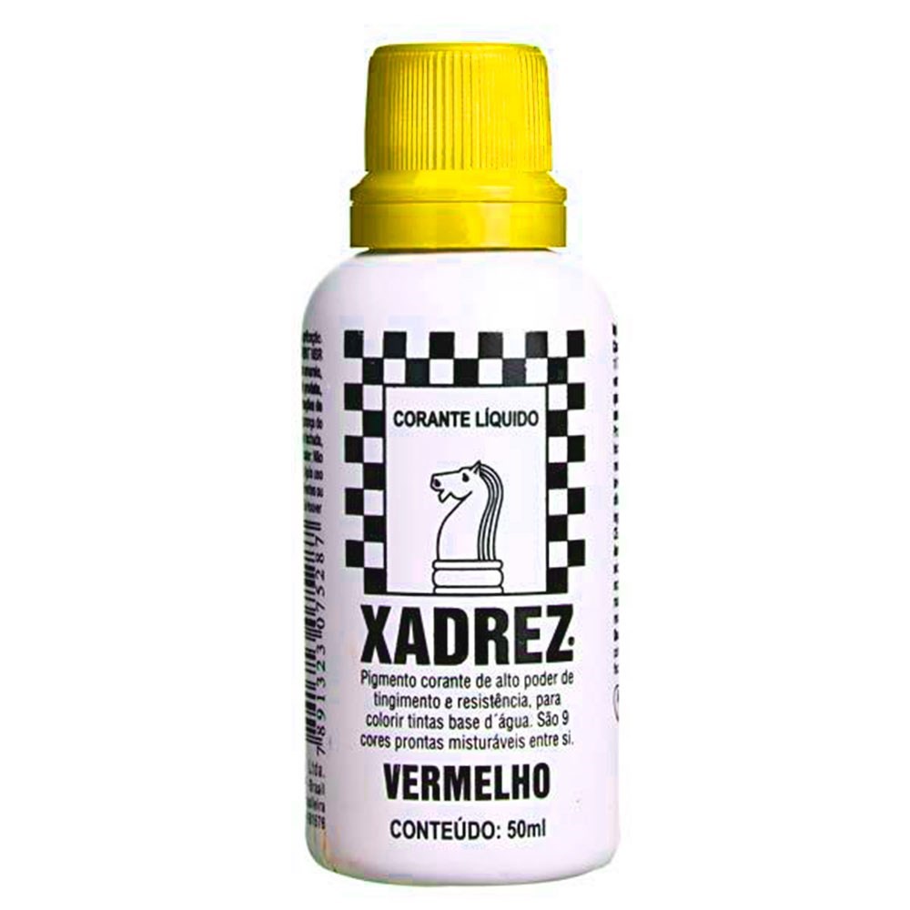 CORANTE LIQ.XADREZ AMARELO 50ML (XADREZ) - T Torres