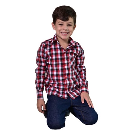 CAMISA FESTA JUNINA XADREZ INFANTIL - CAMISA INFANTIL XADREZ